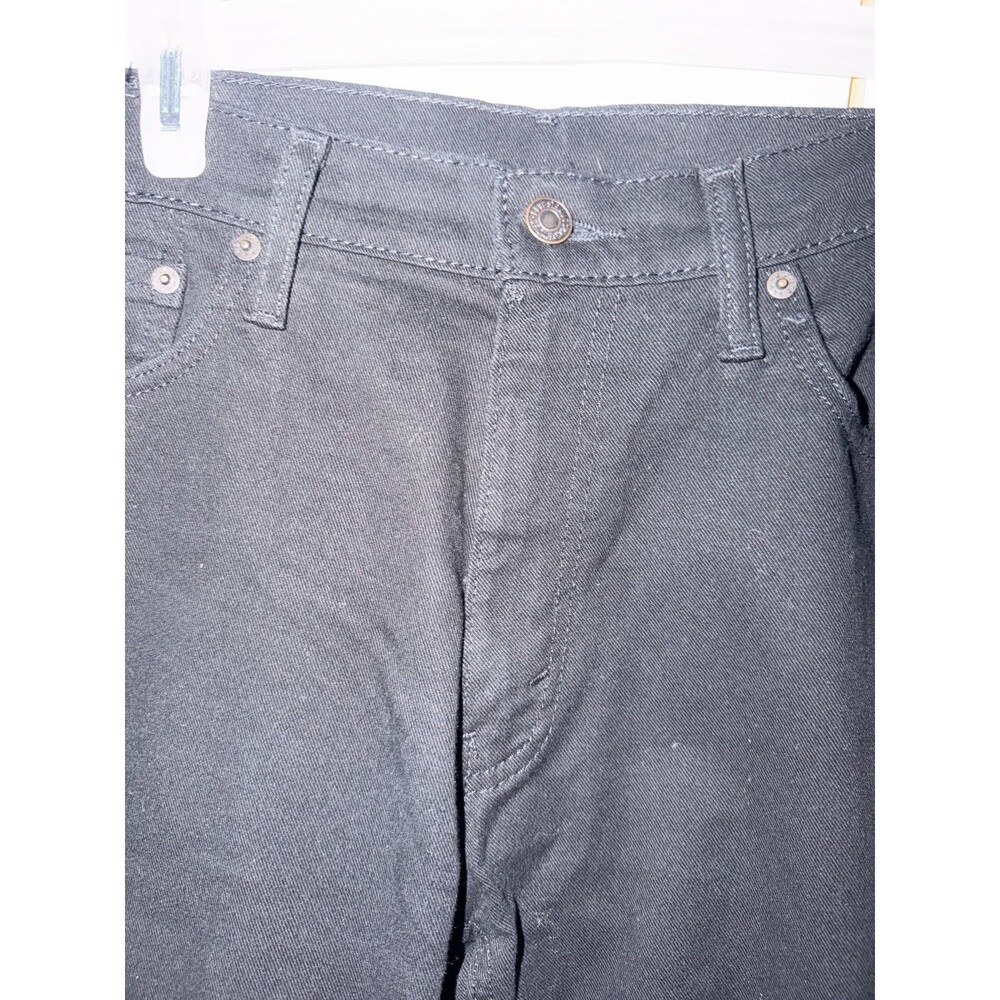 Levis 541 Athletic Fit Stretch Black Denim Jeans Mens Size 33 x 30 - Picture 3 of 11